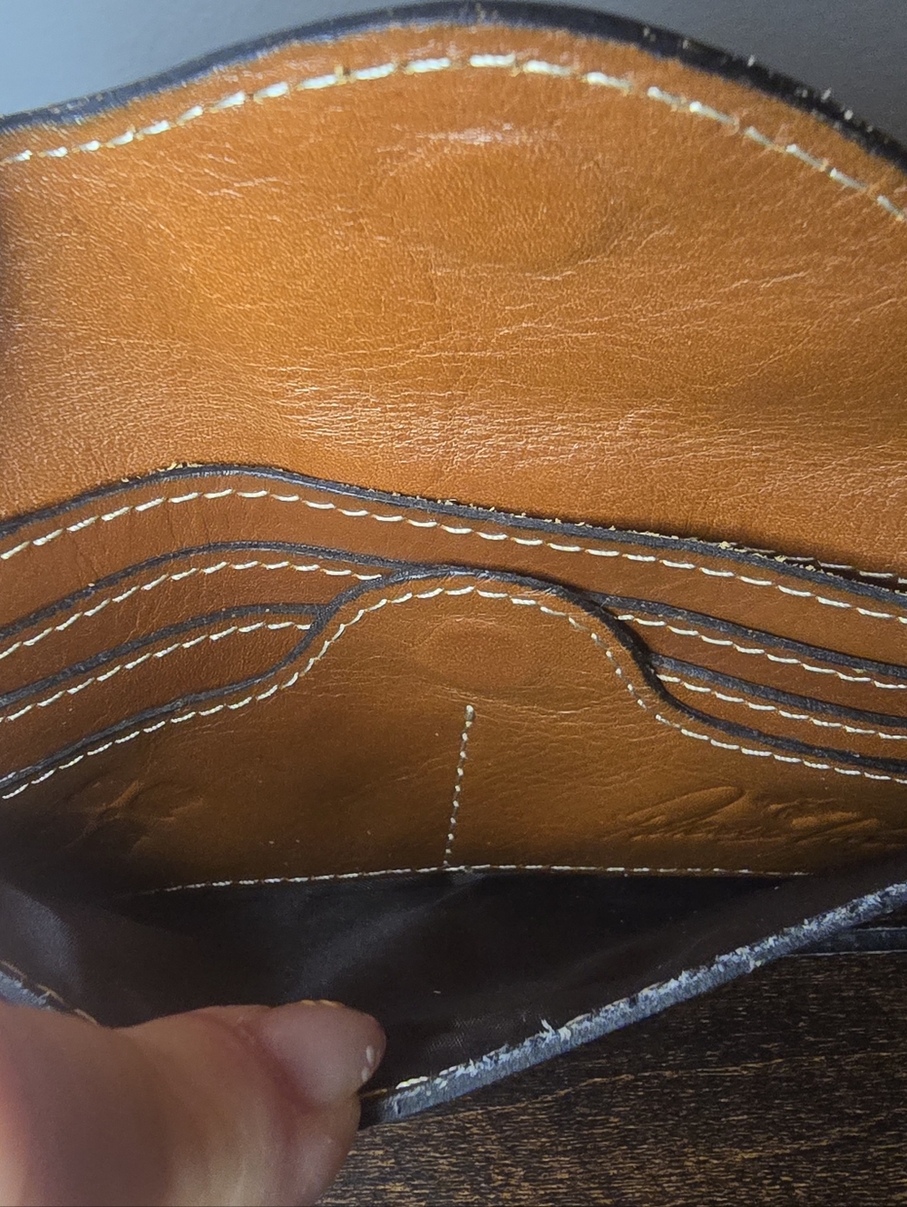 Patricia Nash Antique Prairie Rose Valentia Leather Wristlet Wallet Brown - Picture 4 of 16